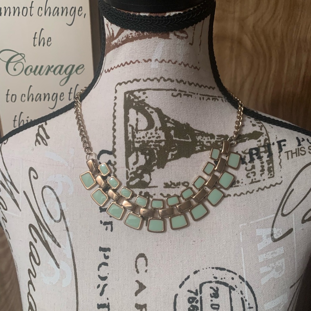 Mint Statement Necklace - image 3